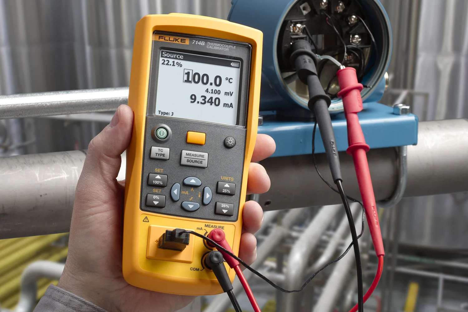 Fluke 714 B Thermocouple Calibrator